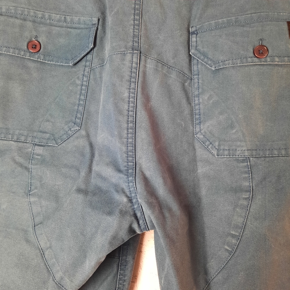 Active Men's Blue Flat Front Shorts Sz.34 - Picture 4 of 13